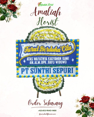 Papan Bunga Duka di Gemah